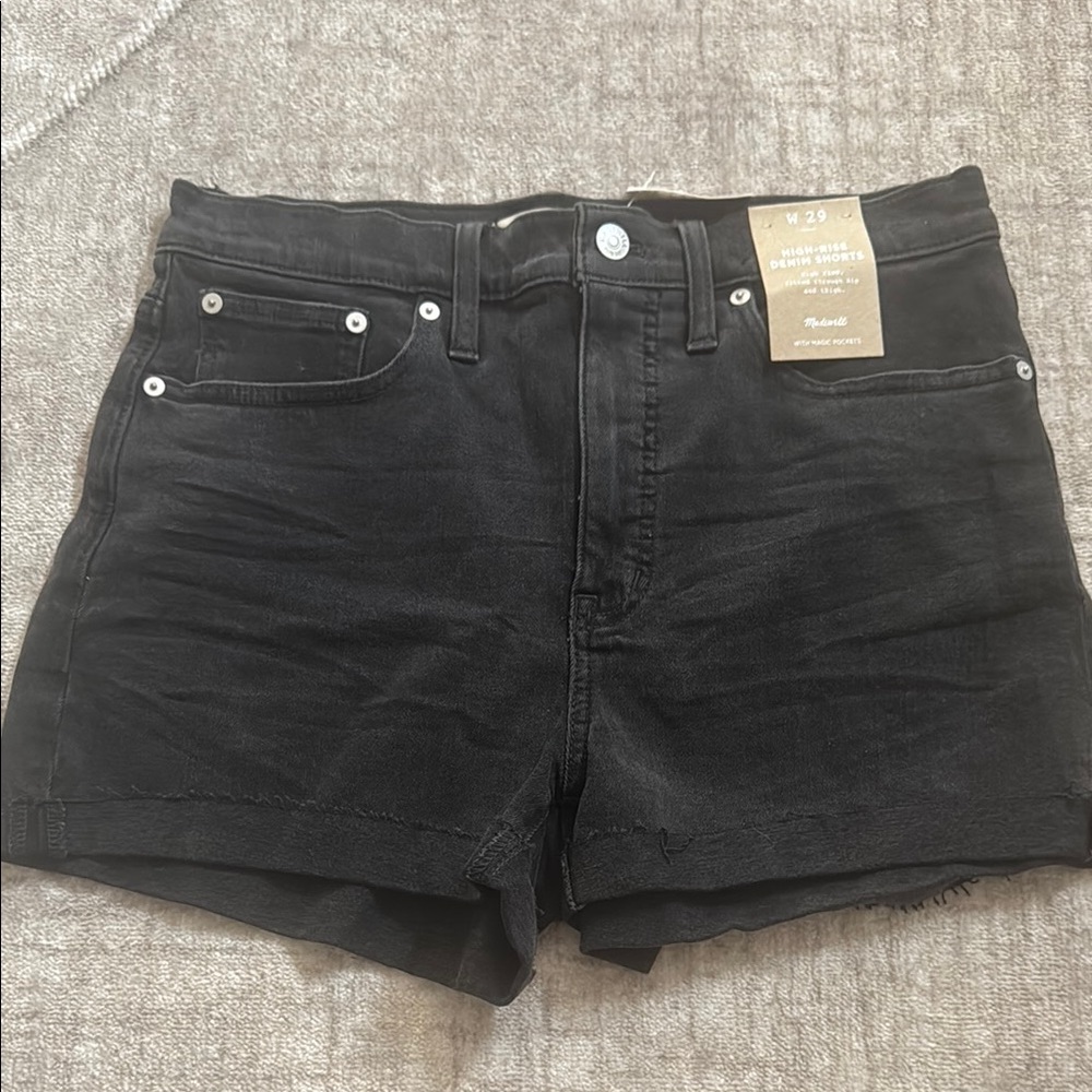 NWT madewell Women's High Rise Denim Shorts